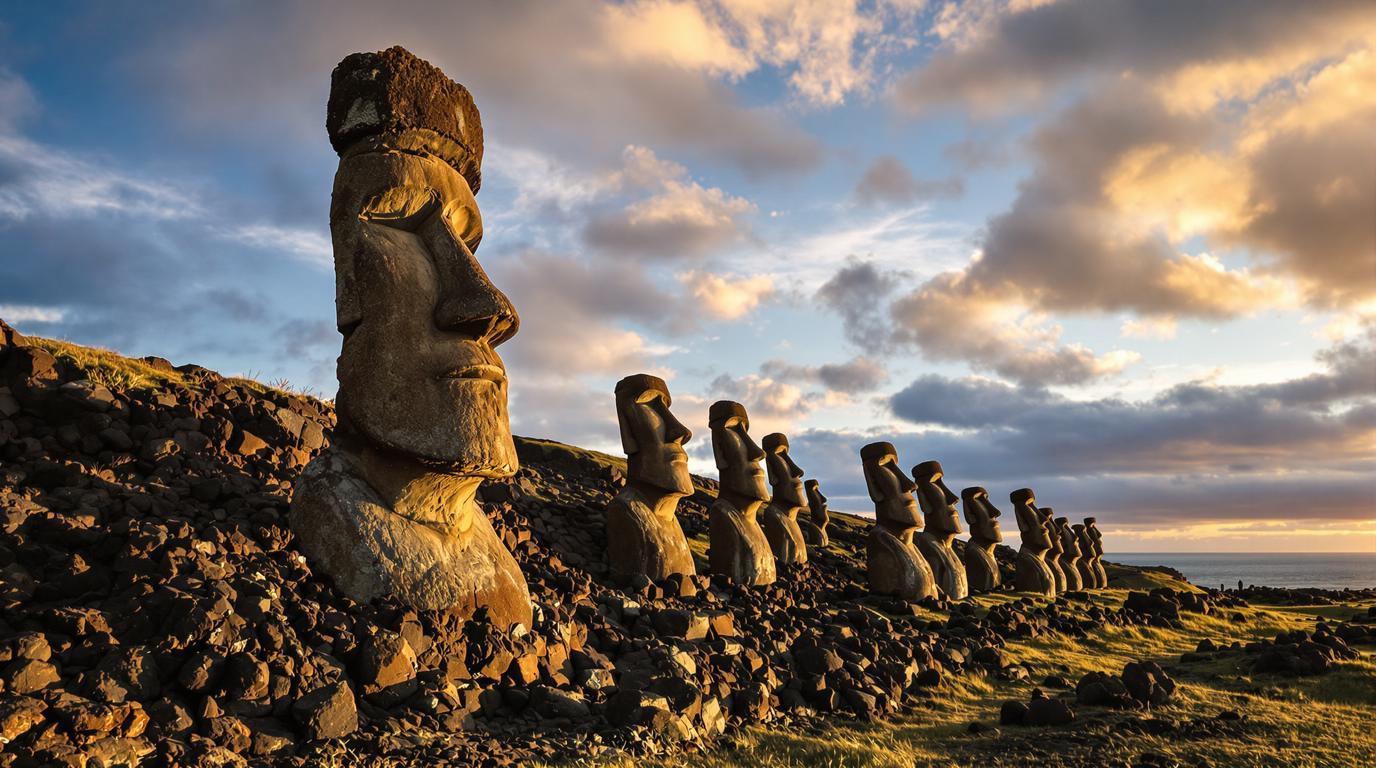 Cette île du Pacifique cache 900 géants de pierre dont un découvert en 2023