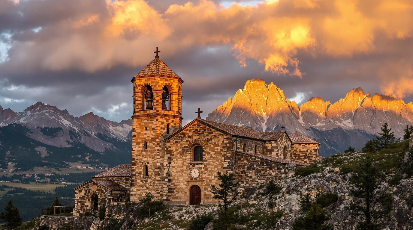 Cette église de 1200 mètres d’altitude cache des martyrs de Cordoue du IVe siècle
