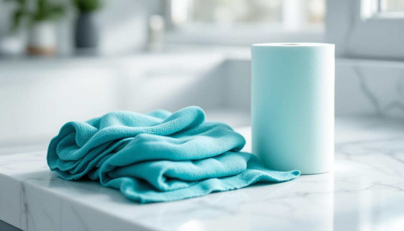 J’ai remplacé l’essuie-tout par cette lingette suédoise : 100€ économisés