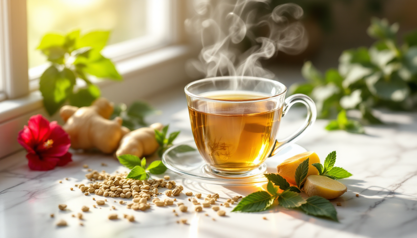 Cette tisane élimine 2,5 cm de tour de taille en 12 semaines