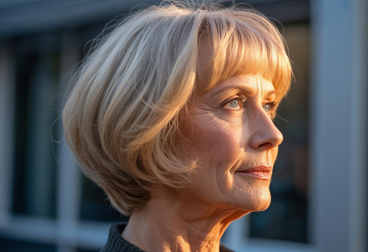 À 70 ans elle a osé le carré court : l’effet rajeunissant surprend même les coiffeurs