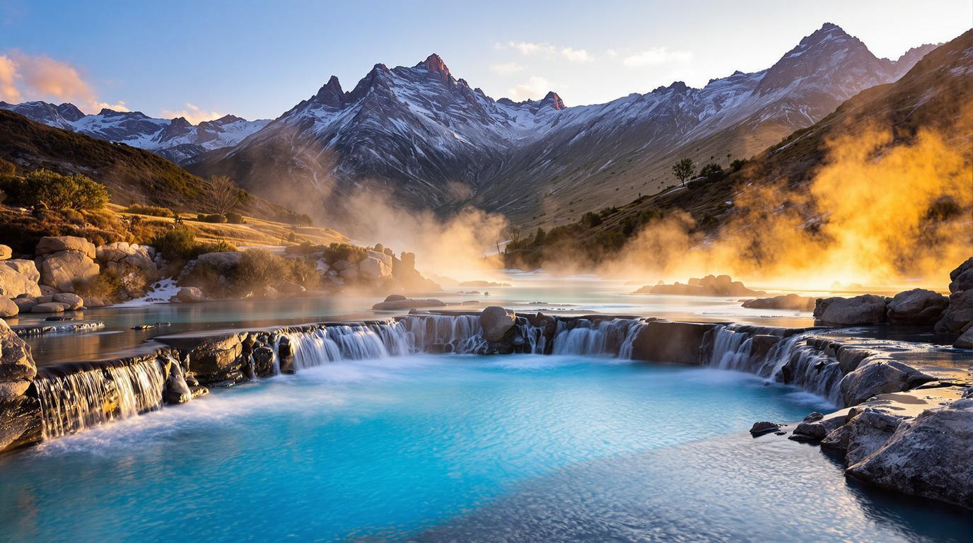Ce village de 40 habitants cache trois bassins thermaux à 45°C en pleine nature