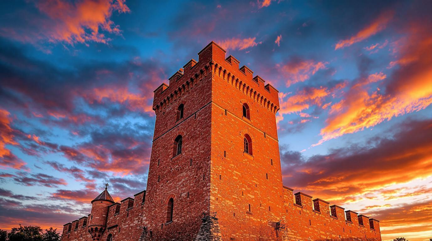 Cette tour de briques rouges cache 656 ans de secrets dans ses 142 marches