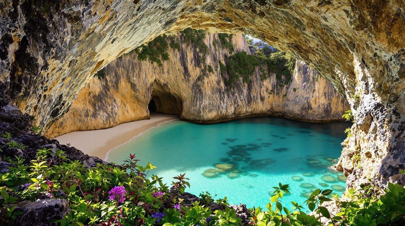 Cette île de 4000 habitants cache des trésors de pirates dans ses grottes secrètes