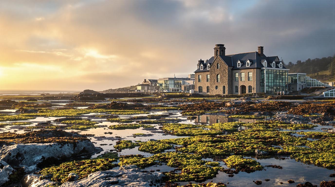Cette cité bretonne de 3 318 habitants cache un laboratoire secret de 4 000 espèces d’algues
