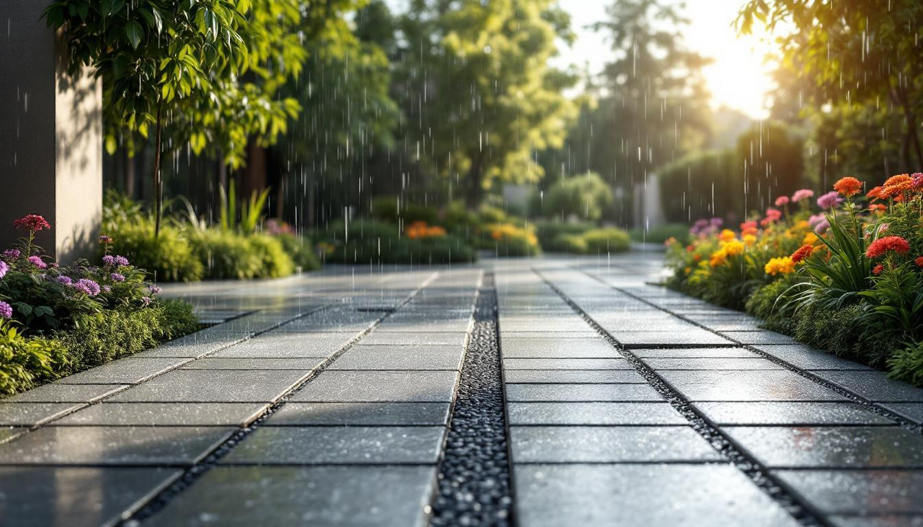 J’ai adopté les pavés perméables : fini les inondations dans mon jardin