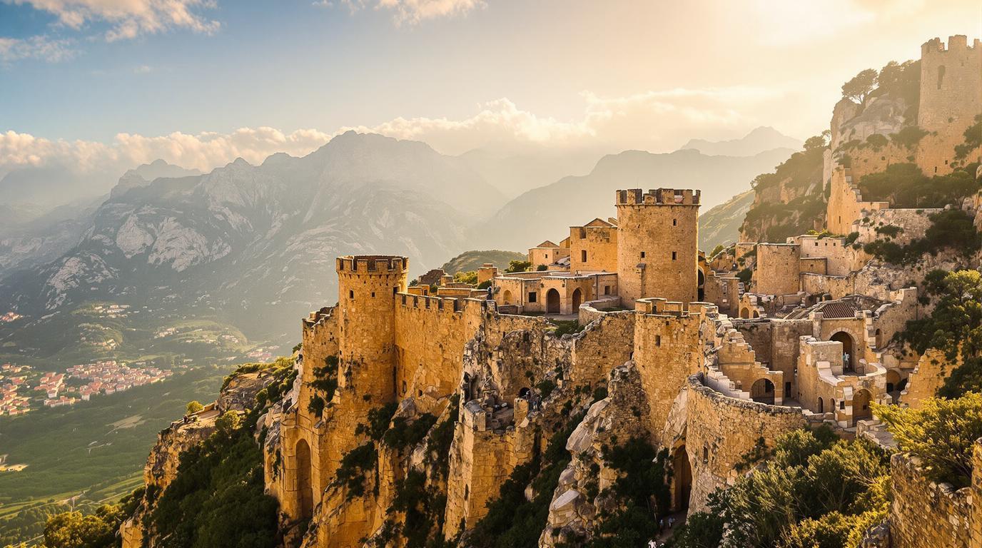 Ce château des Corbières à 400 mètres fut rasé par Richelieu en 1642