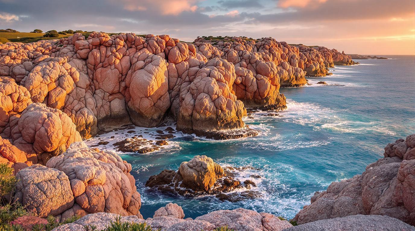 Ce granite rose vieux de 300 millions d’années n’existe qu’en trois endroits au monde