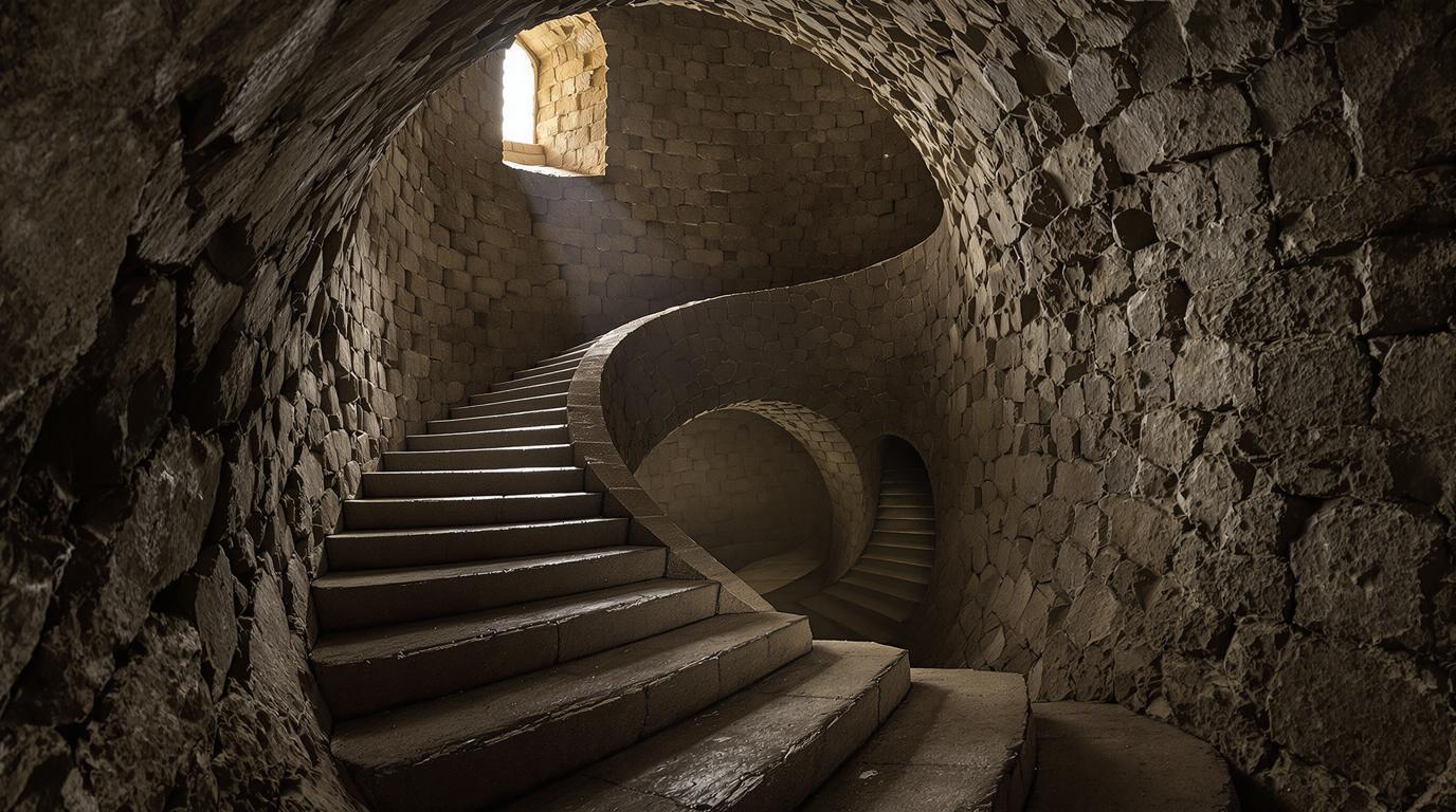 Ce village de 205 habitants cache un escalier souterrain de 734 marches vers un fort secret