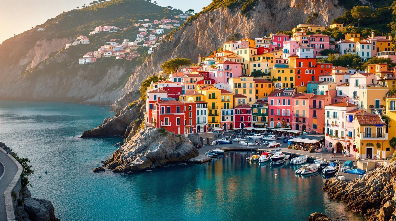 Ce village de 500 habitants peint ses maisons selon la couleur des bateaux familiaux