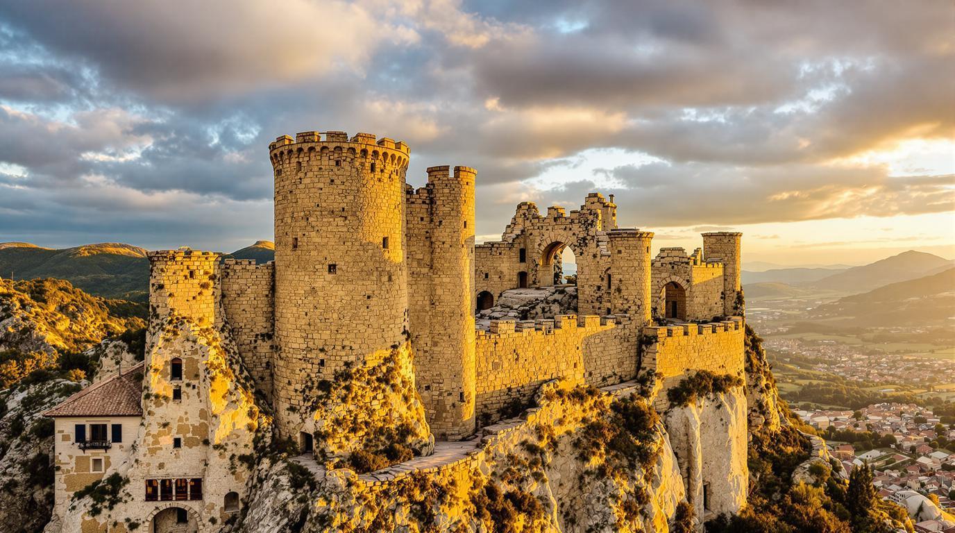 Ce château du XIIIe siècle cache des murs de schiste qui défient encore les archéologues