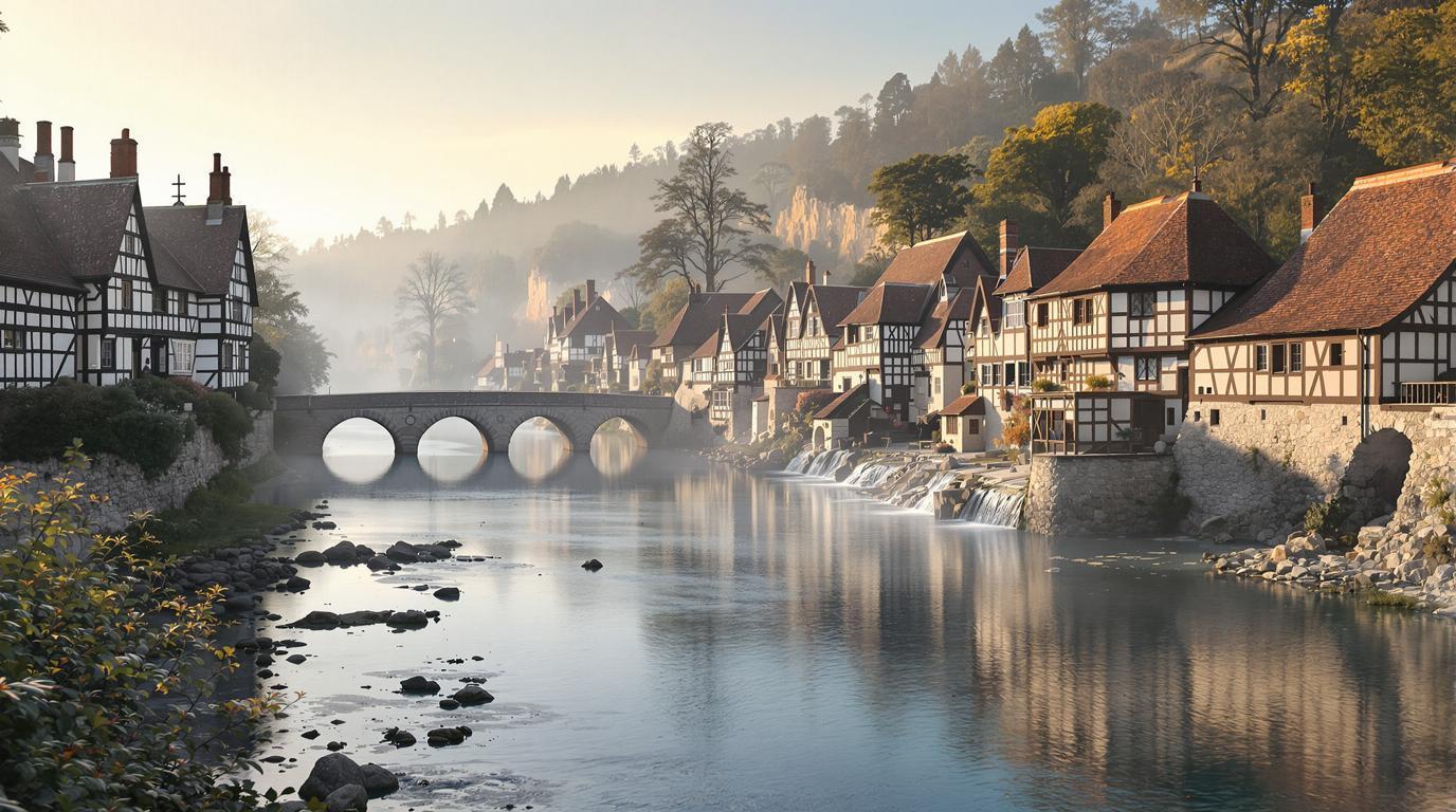 Ce village de 500 habitants abrite le plus court fleuve de France avec 1149 mètres