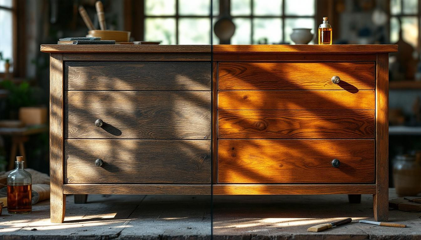 J’ai restauré mon vieux meuble en bois avec cette recette à l’huile