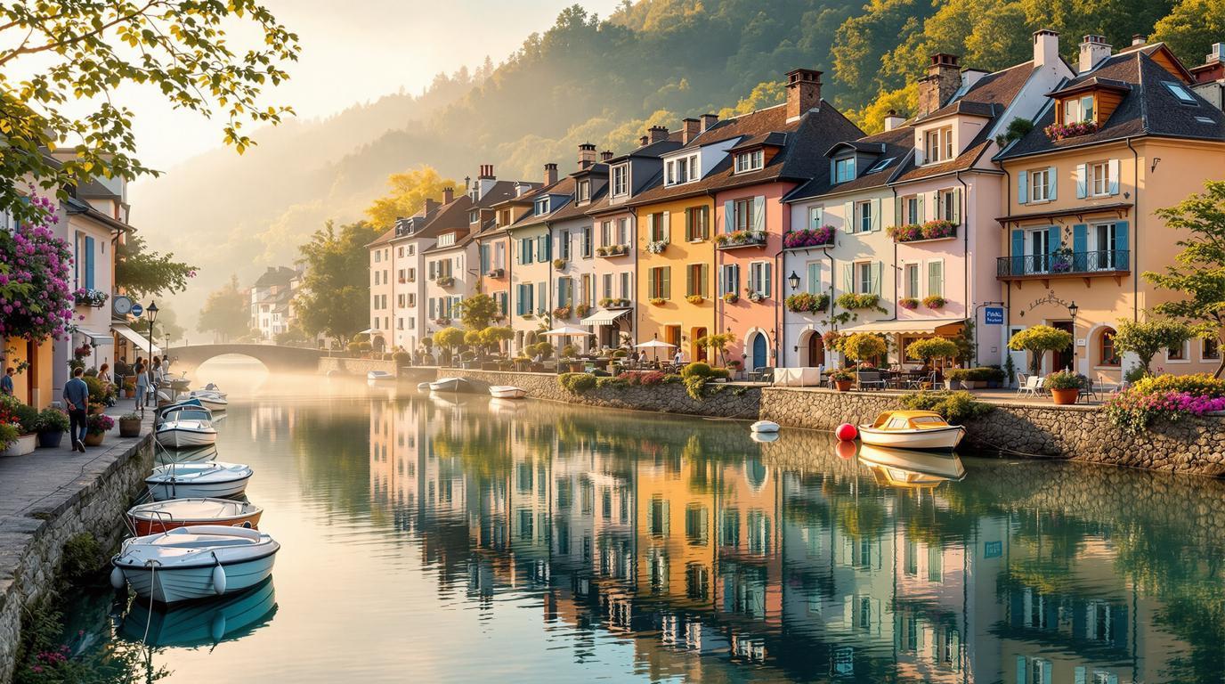 Ce village de 500 habitants cache un canal qui inverse son cours selon le Rhône