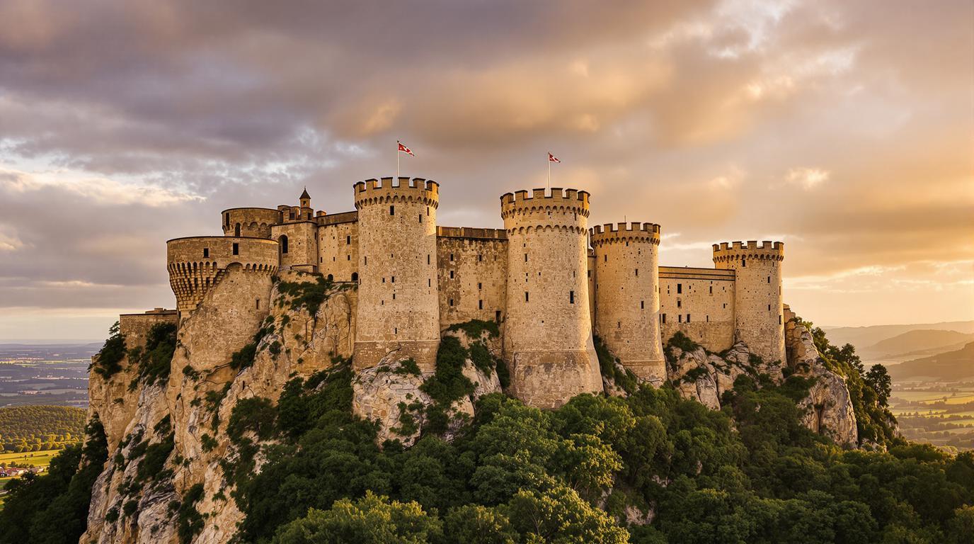 Ces 4 châteaux sur un éperon rocheux défient la gravité depuis 8 siècles