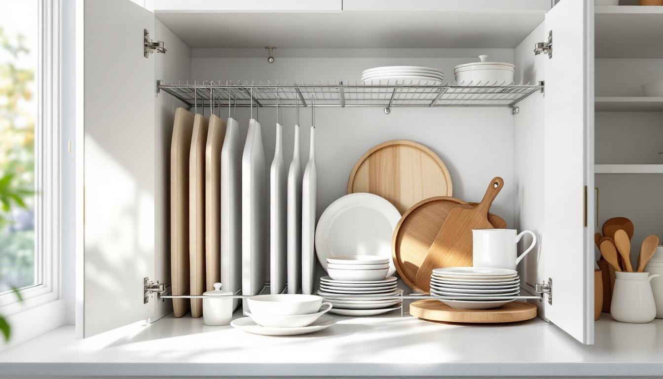 J’ai libéré 30% d’espace dans ma cuisine avec cette astuce de rangement