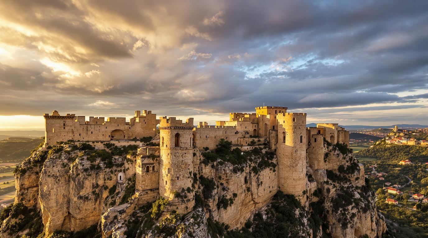 Ce château des Corbières à 400 mètres fut rasé par Richelieu en 1642