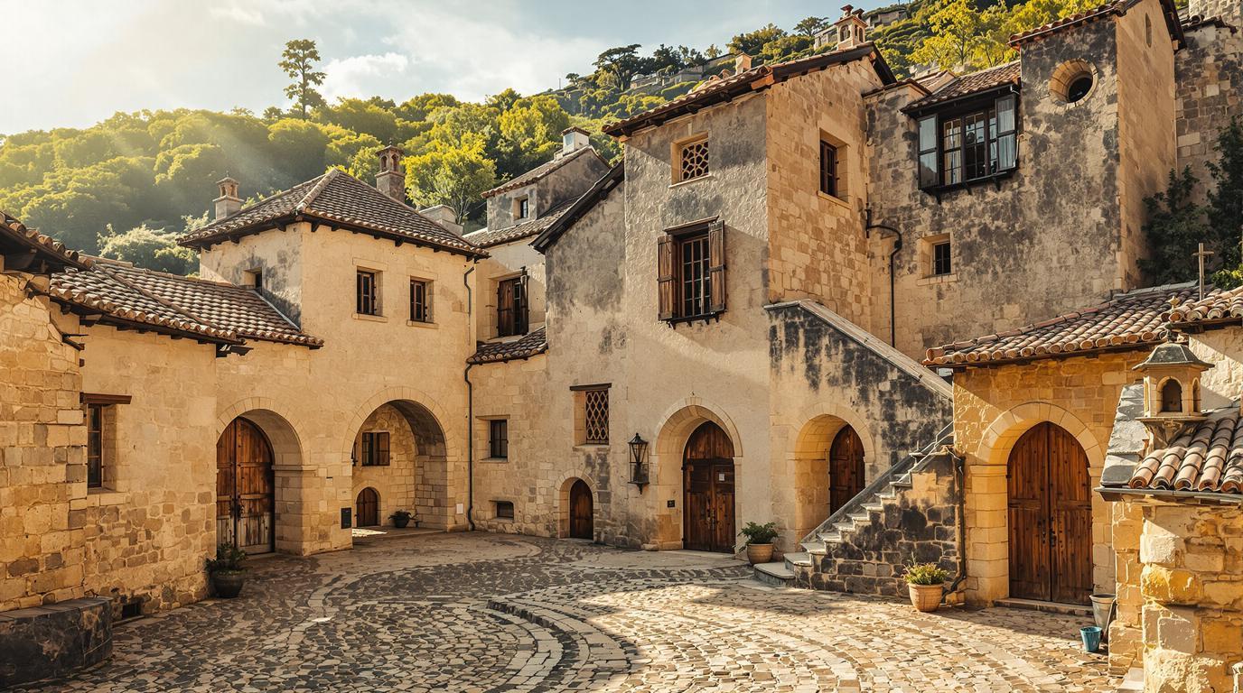 Le seul village de France construit dans une ancienne chartreuse depuis 1281