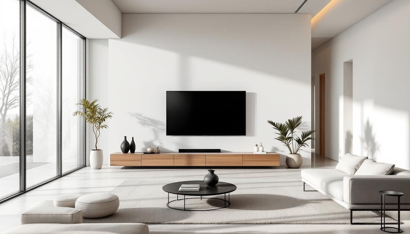 J’ai libéré 40% d’espace dans mon salon grâce à ma TV murale