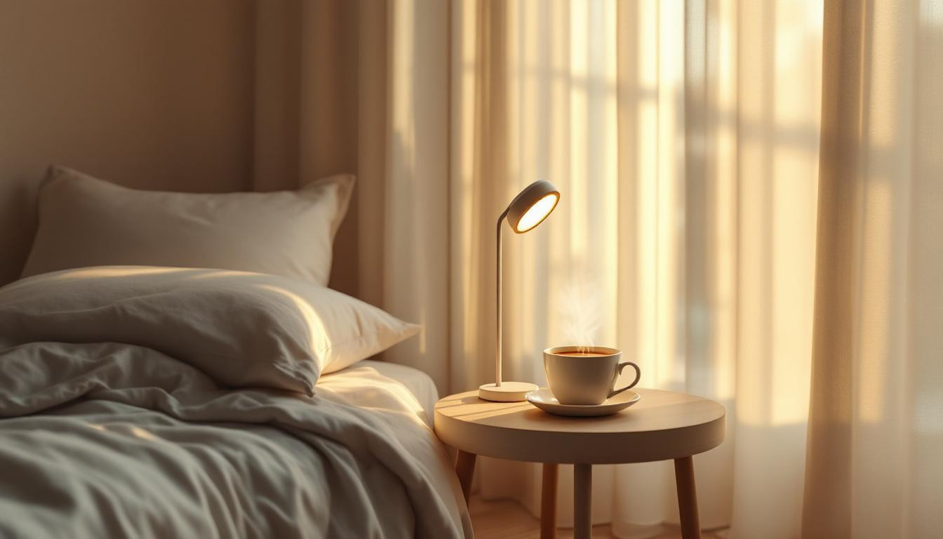 J’ai transformé mon réveil en oasis de bien-être grâce à 2 objets simples
