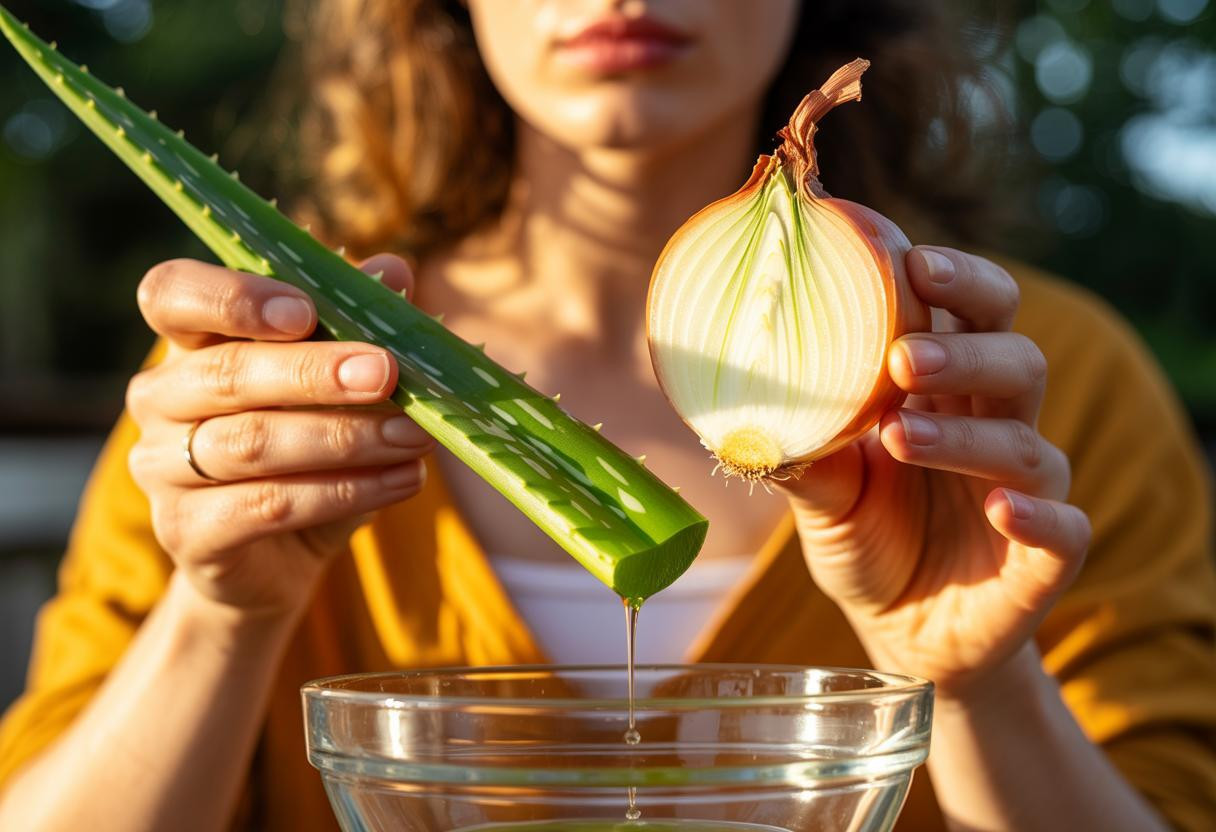 J’ai testé jus d’oignon et aloe vera pendant 3 mois : mes cheveux fins transformés
