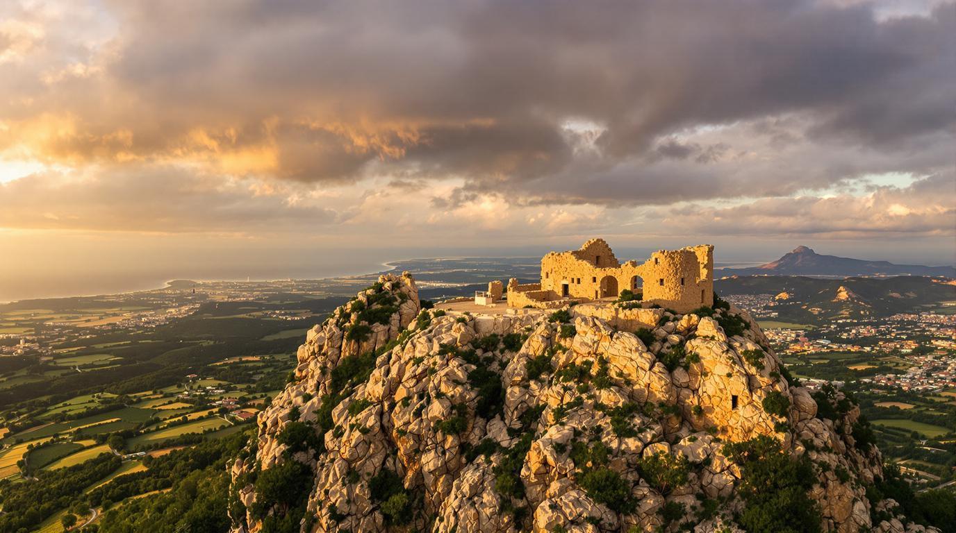 Ce piton rocheux à 507 mètres cache une vue spectaculaire sur la Catalogne française