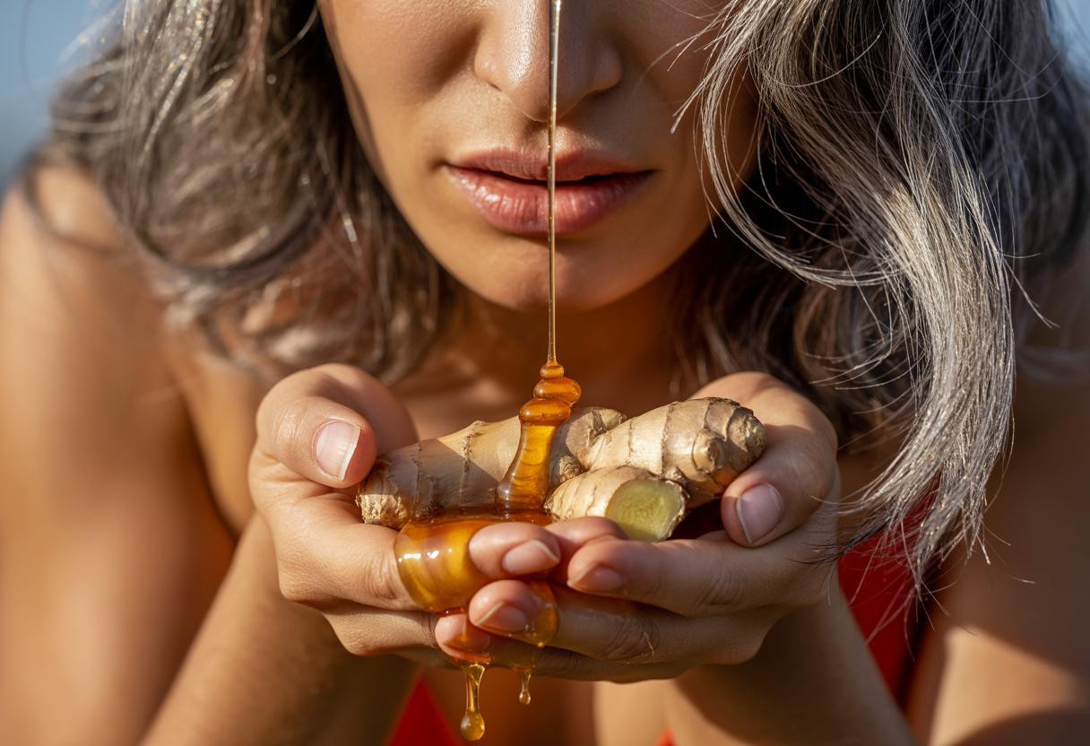 J’ai testé le gingembre-miel pendant 3 mois sur mes cheveux gris : la vérité scientifique
