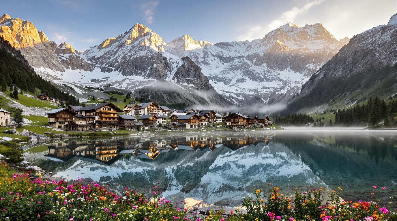 Ce village de 700 habitants à 1410 mètres abrite le premier parc national français