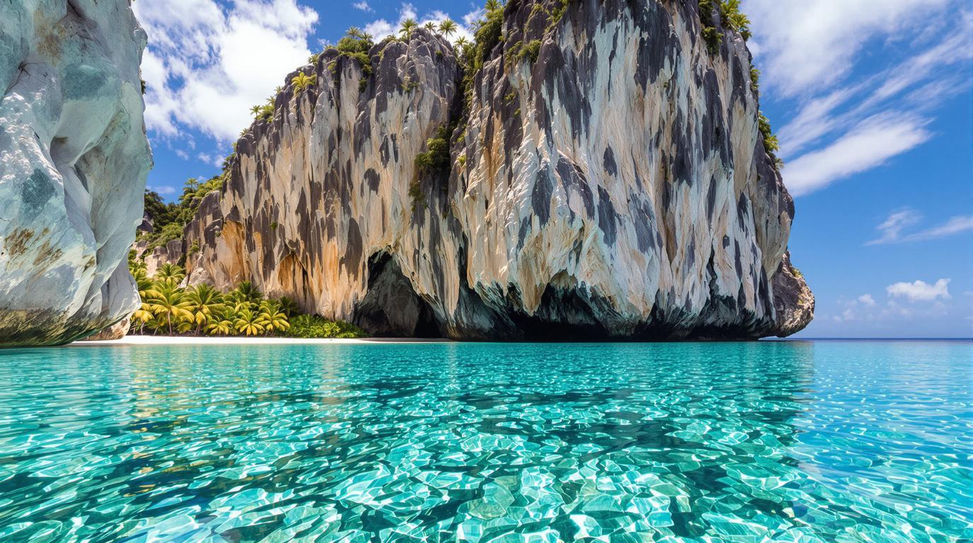 Ces 20 îles fidjiennes cachent le tournage secret du Blue Lagoon depuis 1980