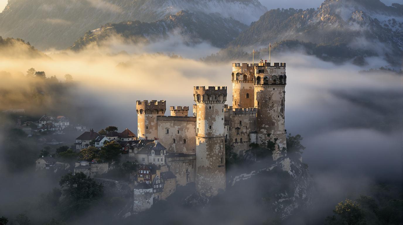 Ce village de 400 habitants cache sept tours médiévales à 620 mètres d’altitude