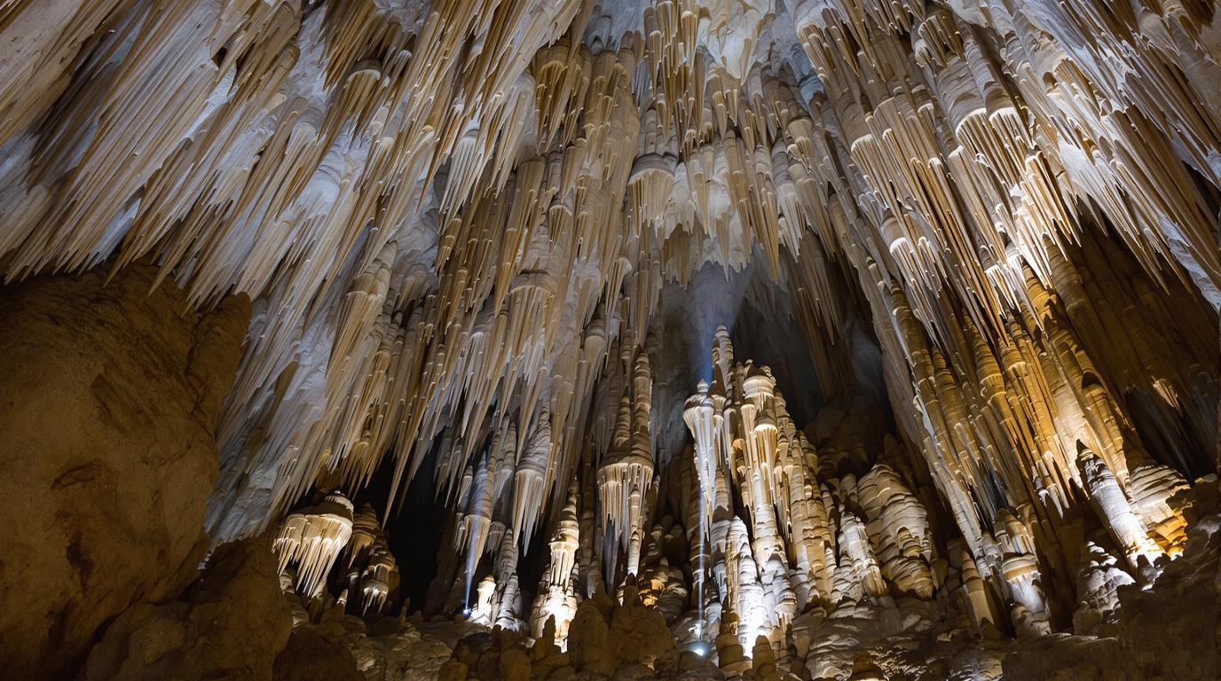 Cette cathédrale de calcaire à 30 mètres sous terre reste secrète près de Villefranche