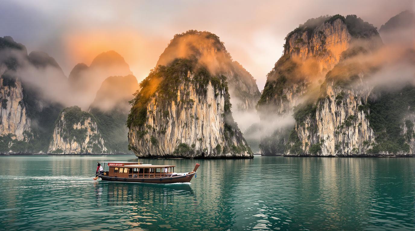 Cette baie vietnamienne cache 1600 îlots sculptés par 500 millions d’années d’histoire