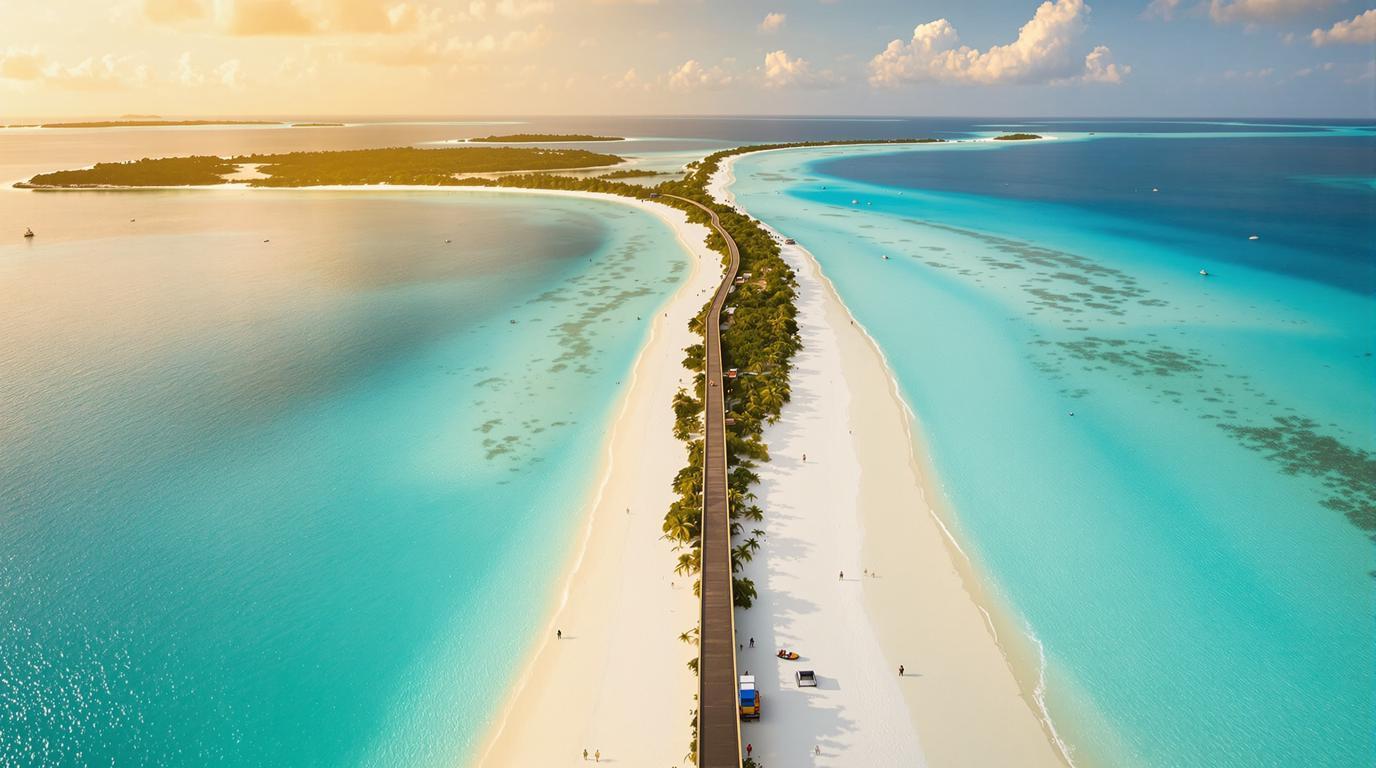 Cette île malgache de 200 habitants cache un pont de sable de 2 kilomètres