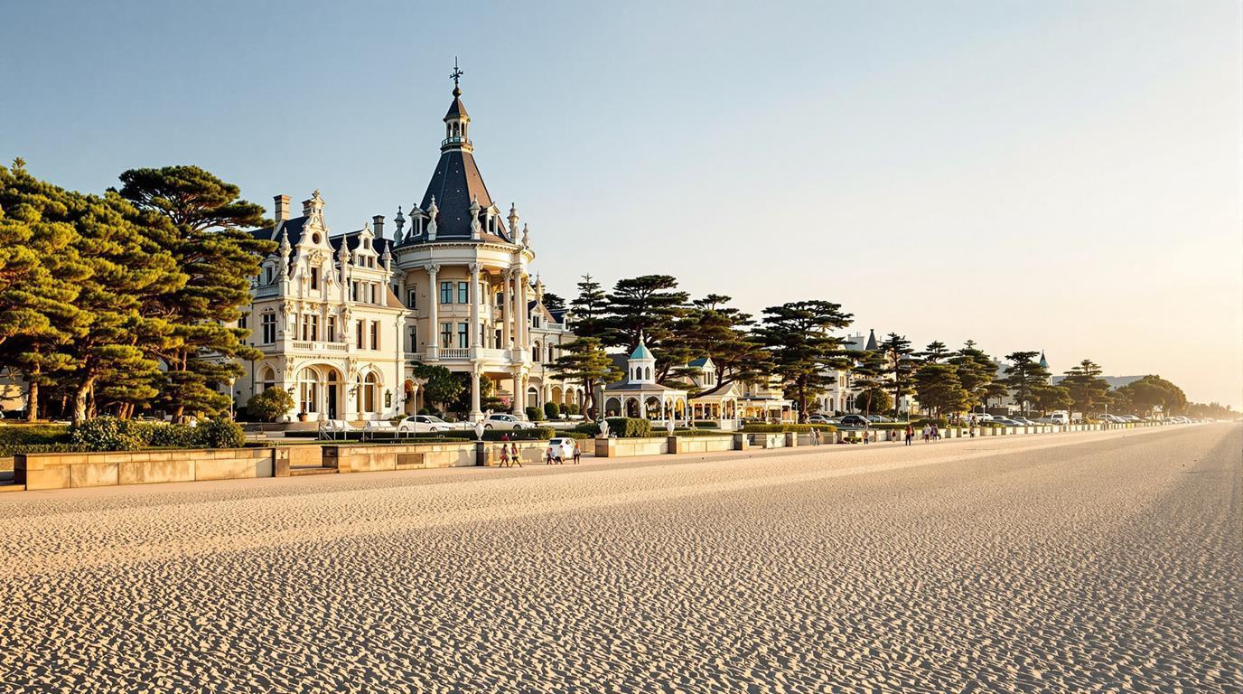 Cette station balnéaire cache 2000 villas anglo-normandes et 12 kilomètres de sable fin