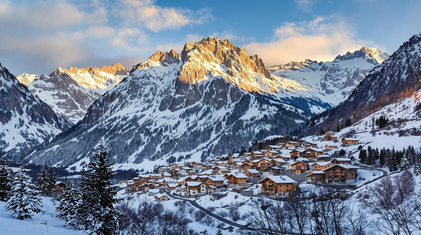 Ce village à 2 393 mètres d’altitude défie les lois de la géographie depuis 739