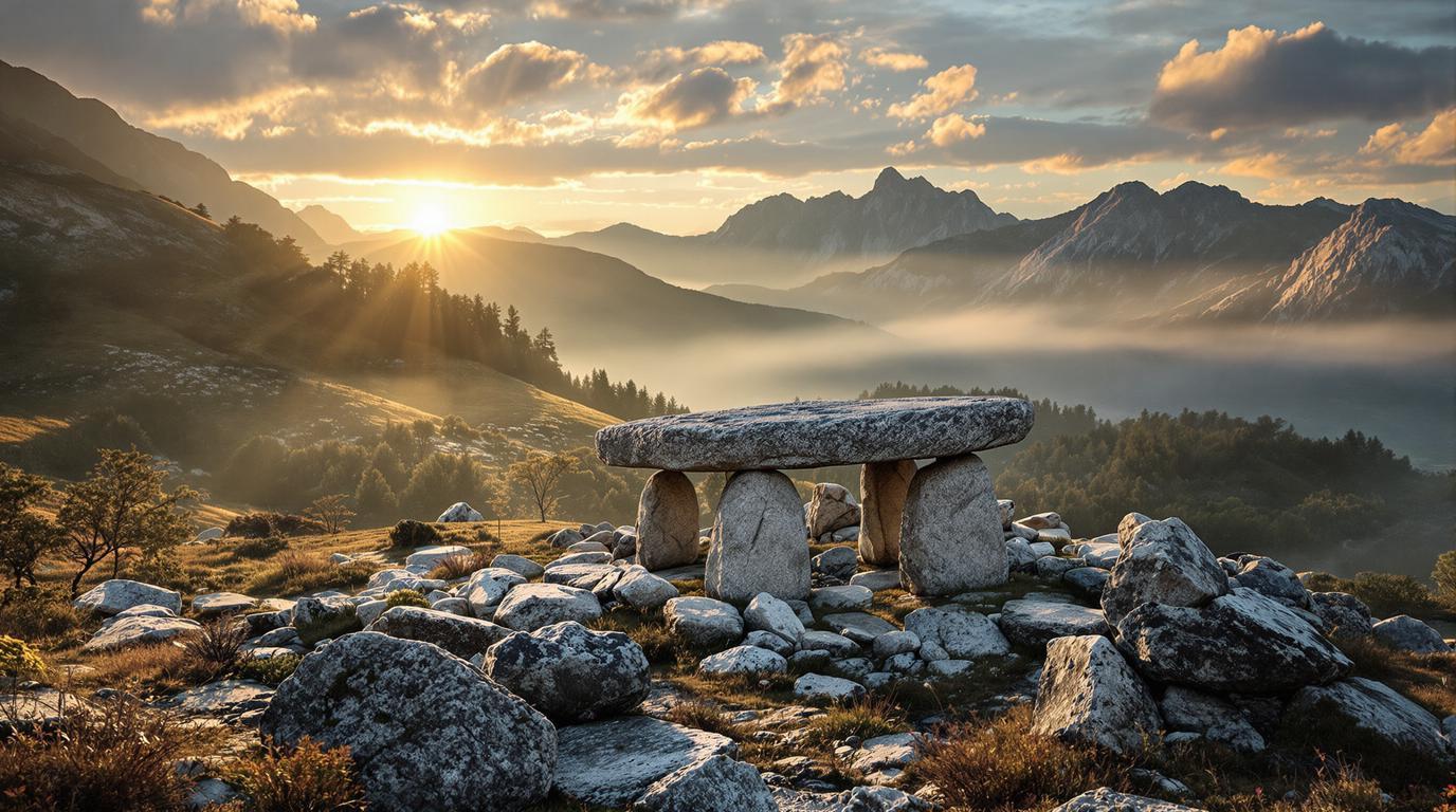 Ce dolmen de 5000 ans perché à 830 mètres défie le temps depuis l’époque néolithique