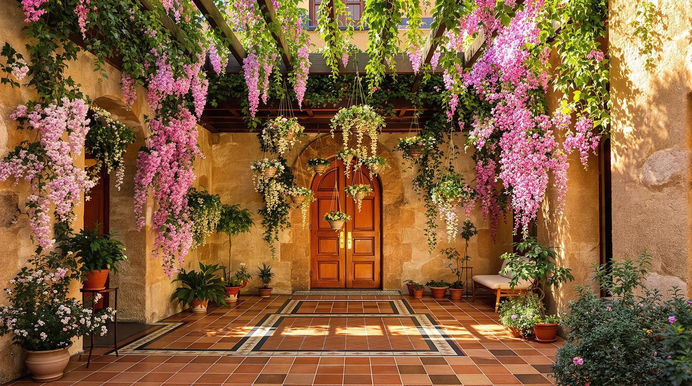 Ce patio fleuri caché rue de l’Ange transforme Perpignan depuis le XVe siècle