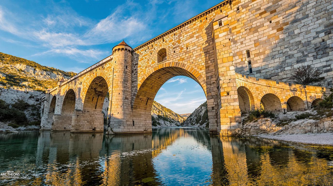 Ce pont de 1321 défie encore les lois de la gravité avec ses 45 mètres de portée