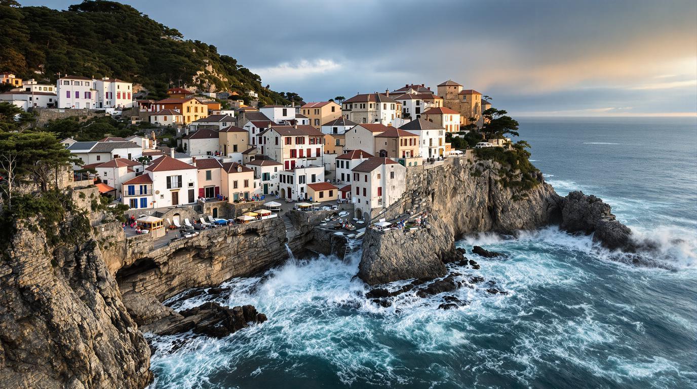 Ce village de 660 habitants cache des rues entières englouties par la mer