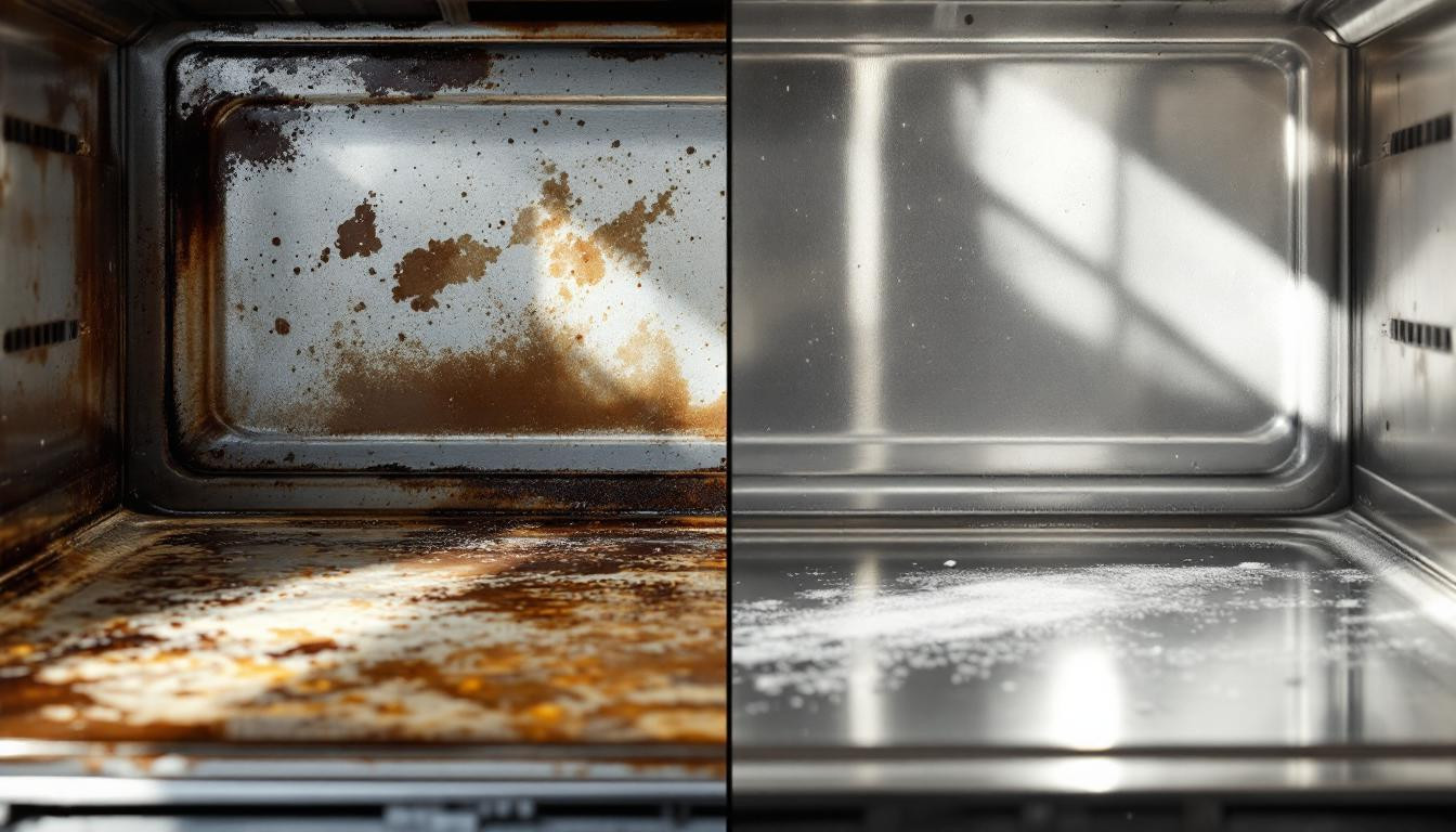 J’ai testé le bicarbonate pour nettoyer mon four : résultat bluffant