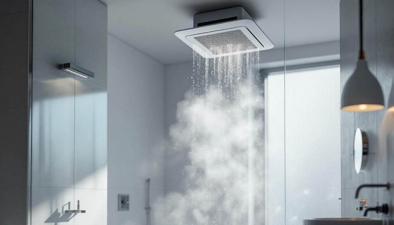 J’ai éliminé l’humidité de ma salle de bain avec ce ventilateur intelligent