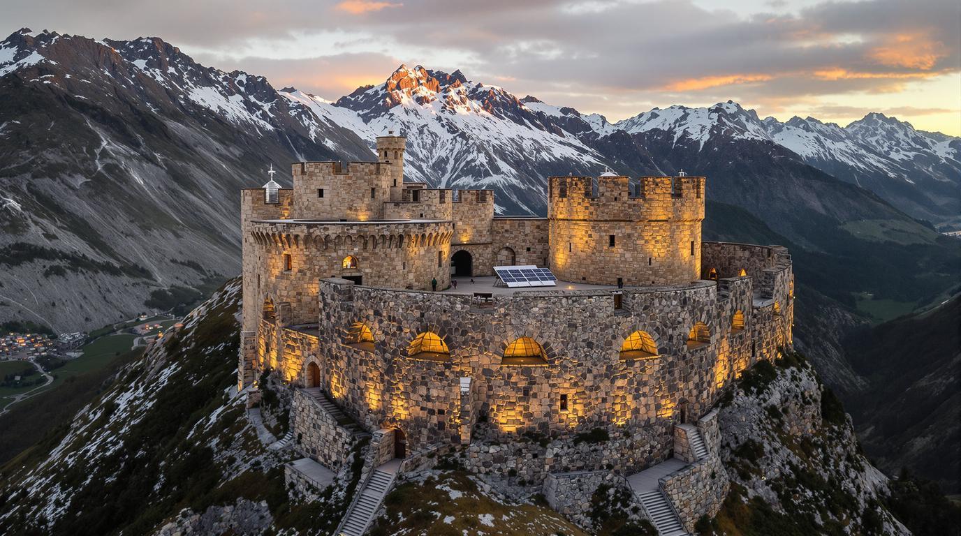 Cette forteresse à 1600 mètres d’altitude cache le premier four solaire au monde depuis 1949