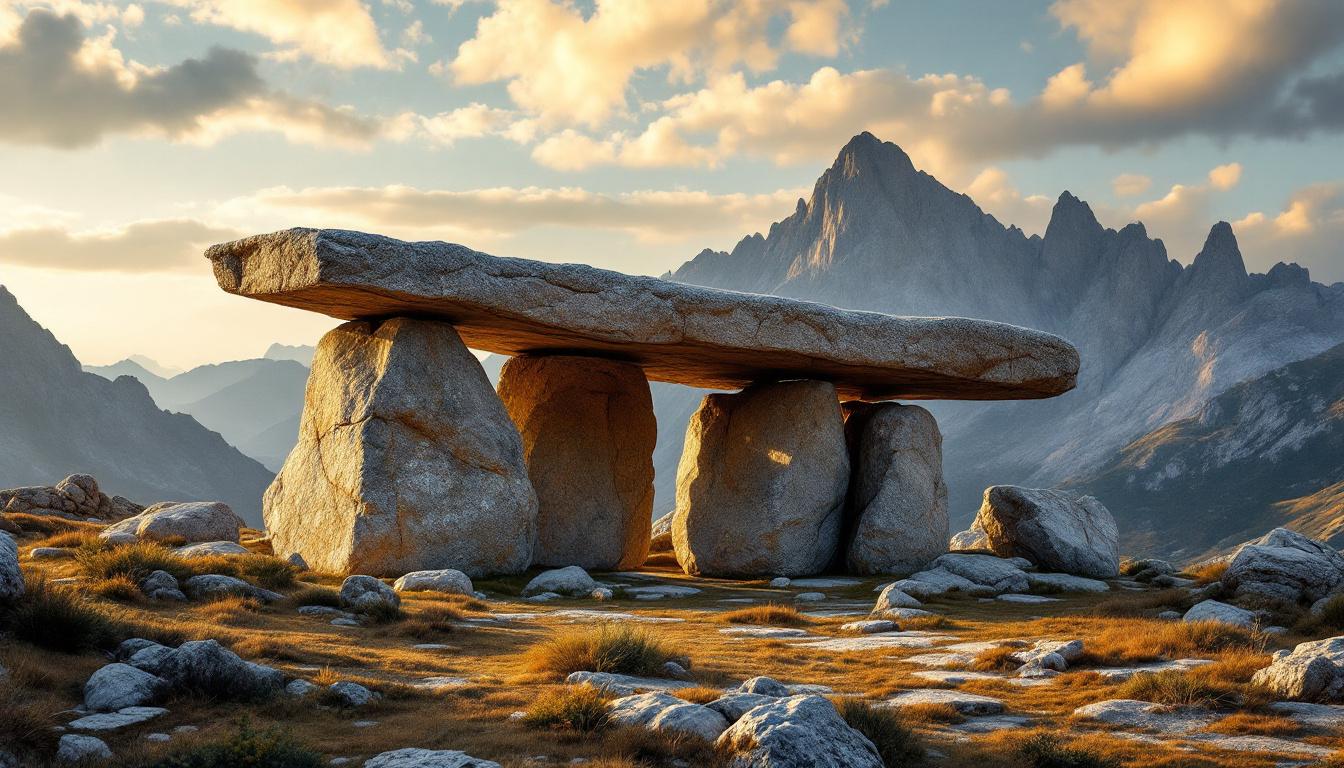 Ce dolmen de 4500 ans repose sur un granite vieux de 300 millions d’années