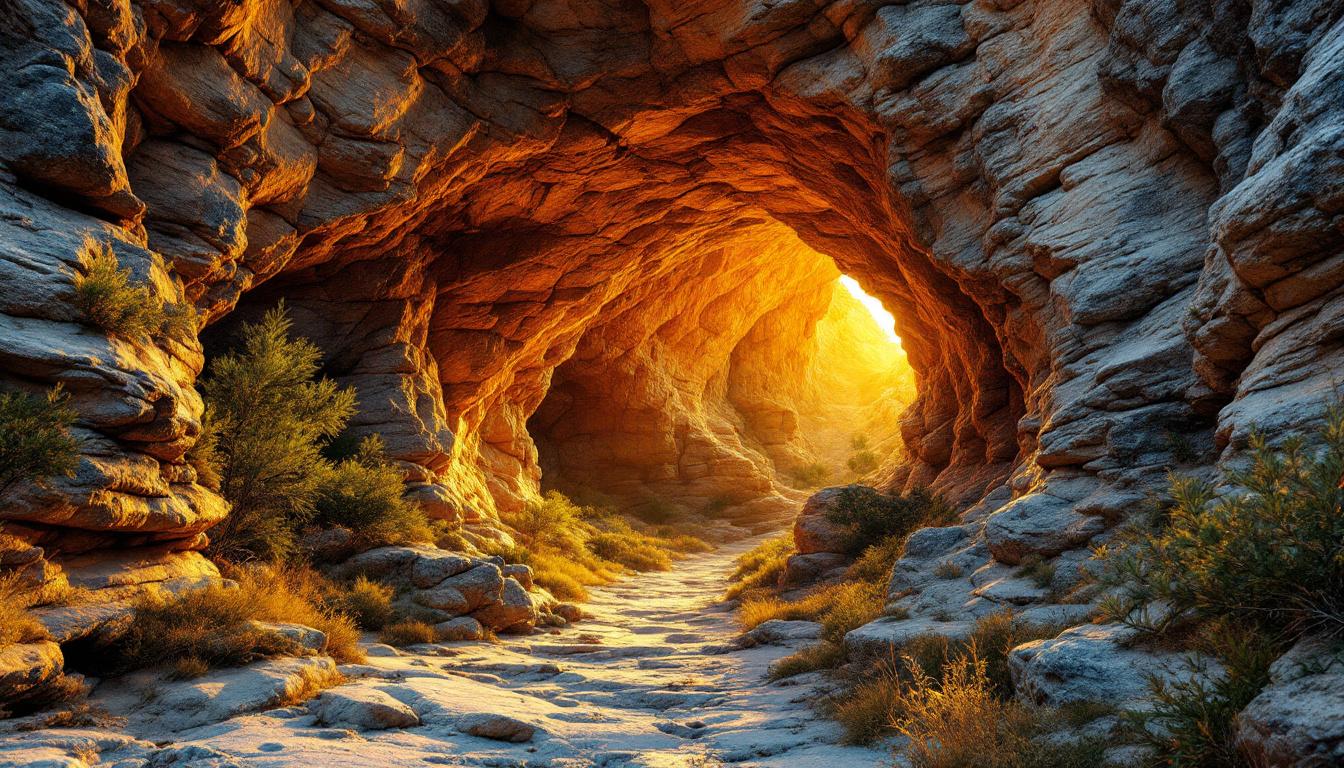 Cette grotte des Aspres se cache dans des roches vieilles de 400 millions d’années