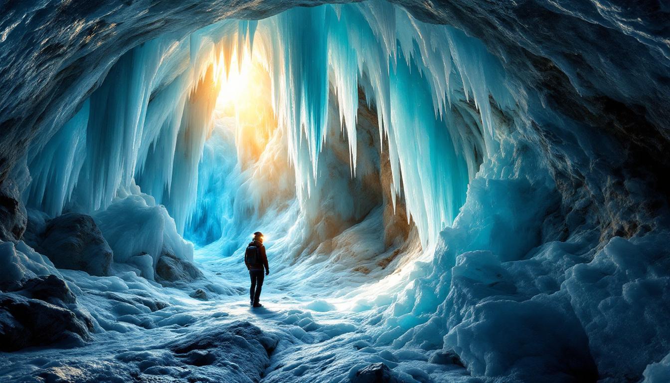 Cette grotte de glace résiste aux 24°C d’été à 1800 mètres du Carlit