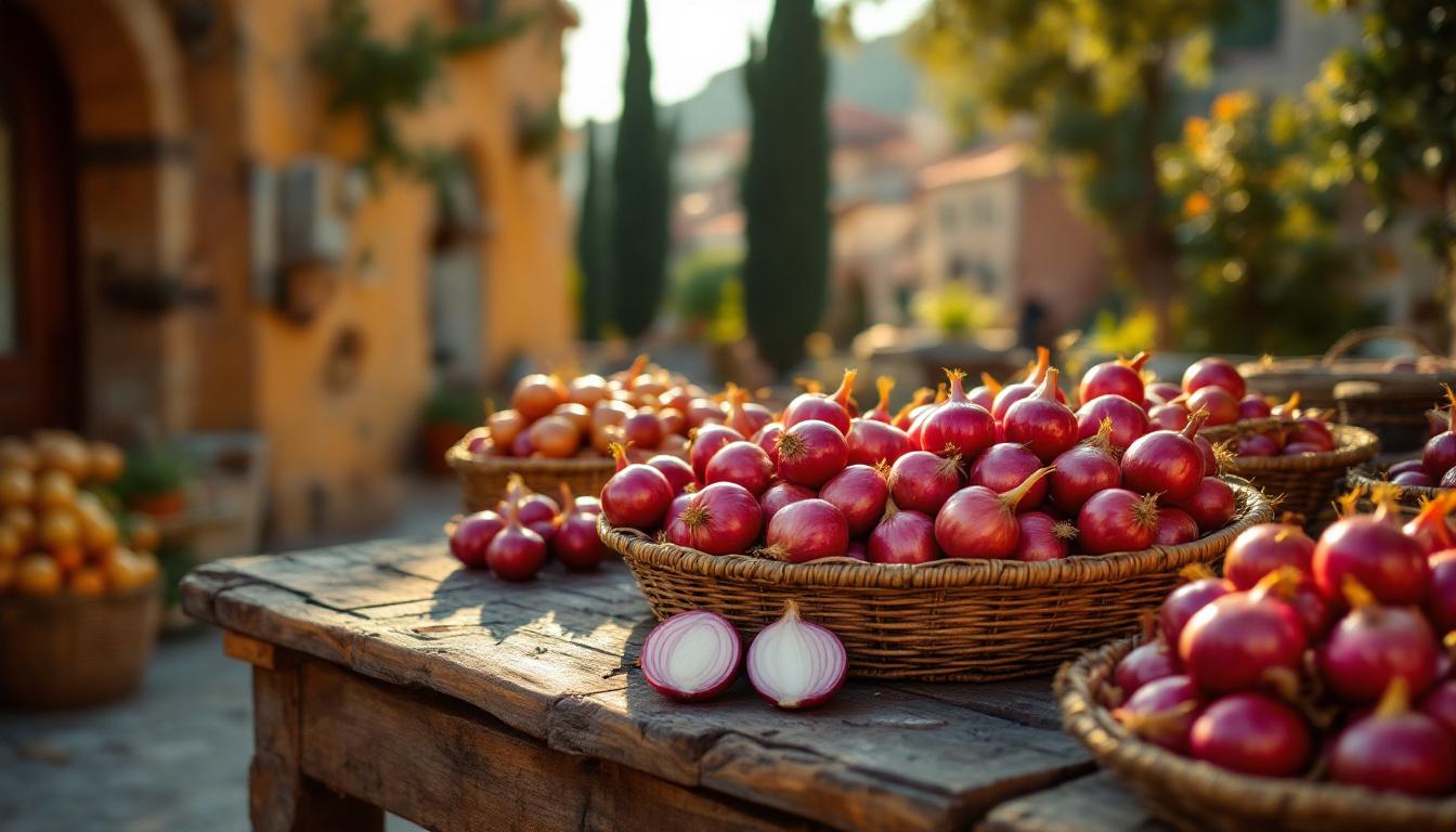 Cette commune du Roussillon qui fête encore son oignon rouge chaque juillet