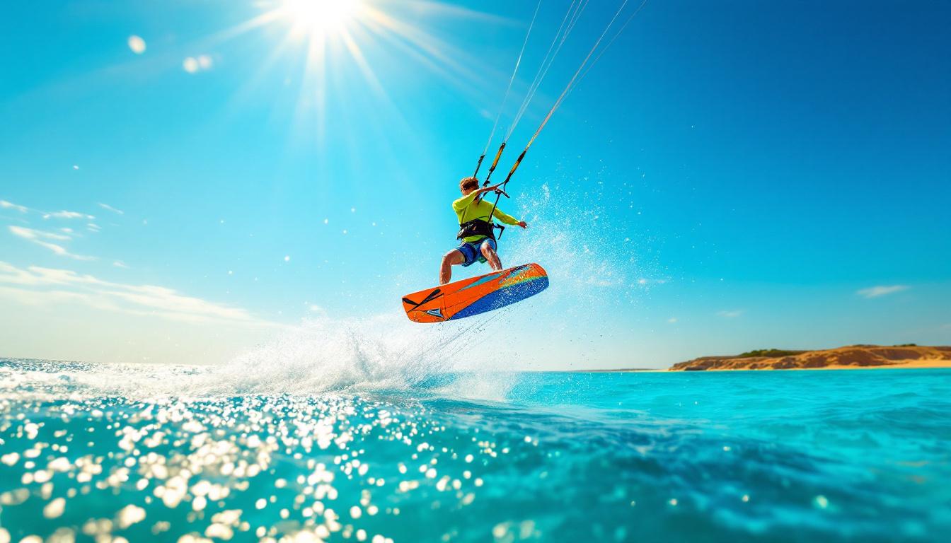Ces ados maîtrisent le kitesurf sur la lagune sécurisée du Barcarès cet été