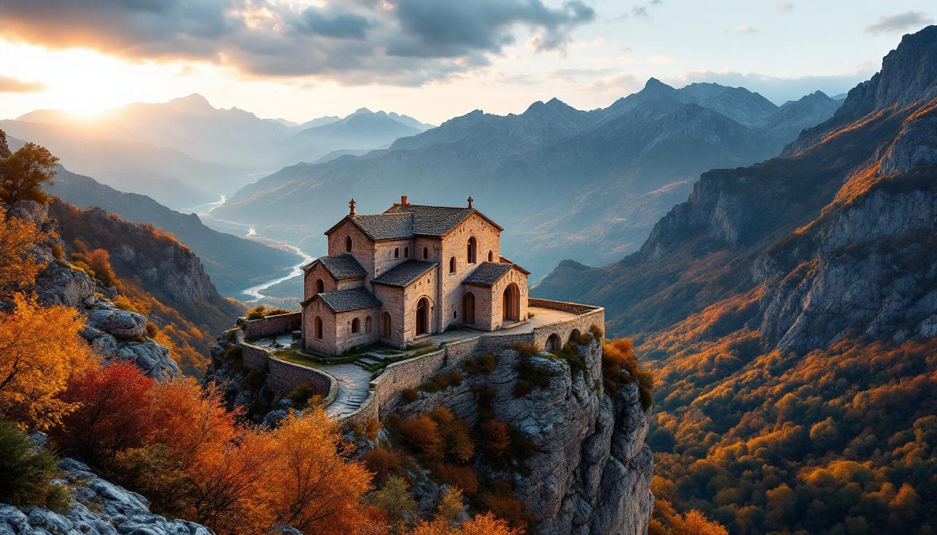 Cette chapelle romane surplombe les gorges de la Têt depuis le XIe siècle