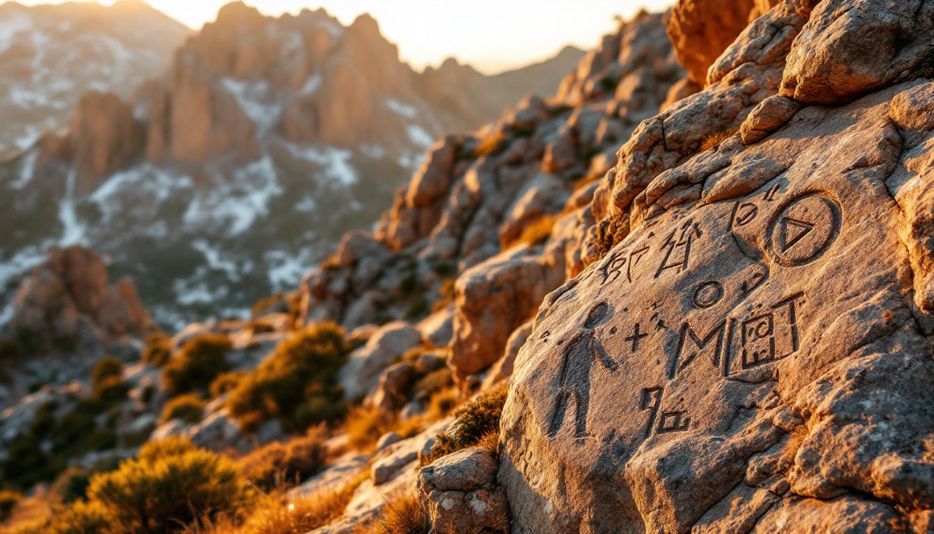 Ces roches de 300 millions d’années portent 750 signes ibères gravés en Cerdagne
