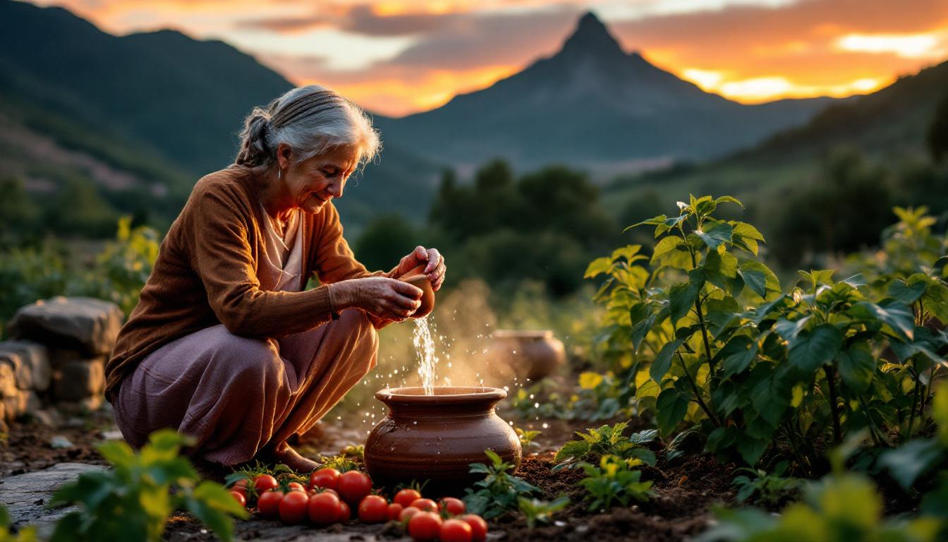 Cette hydratation nocturne des cortals du Conflent qui garde les légumes productifs